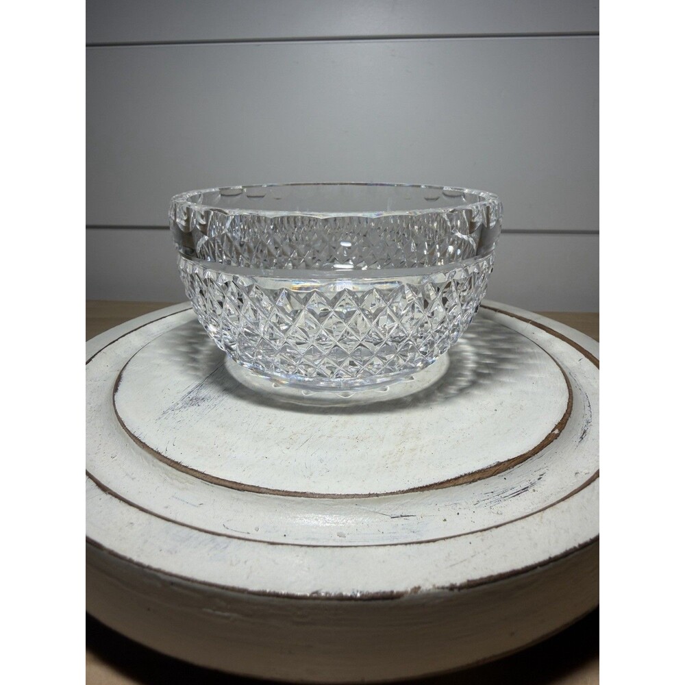 Waterford Crystal Alana or Cashel Cut Crystal Open Sugar Bowl 4"